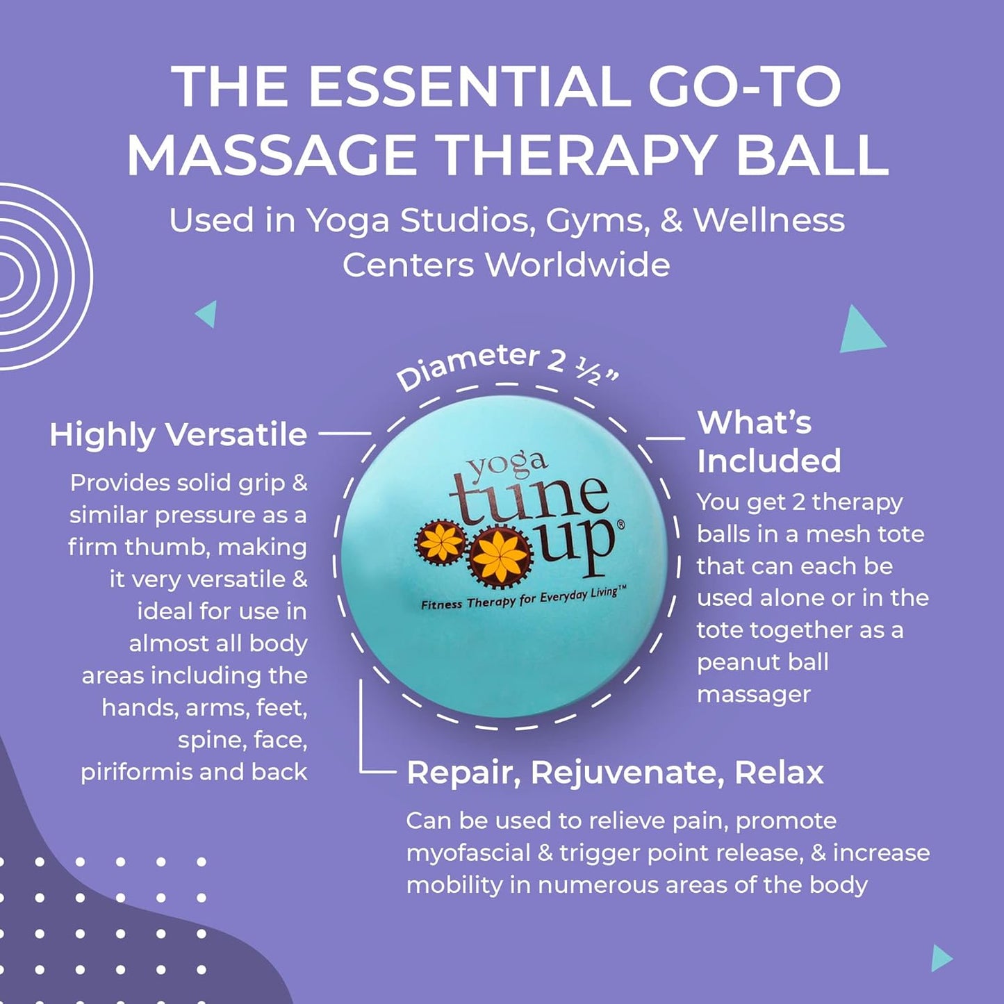 Yoga Therapy Balls™ for Ultimate Relief