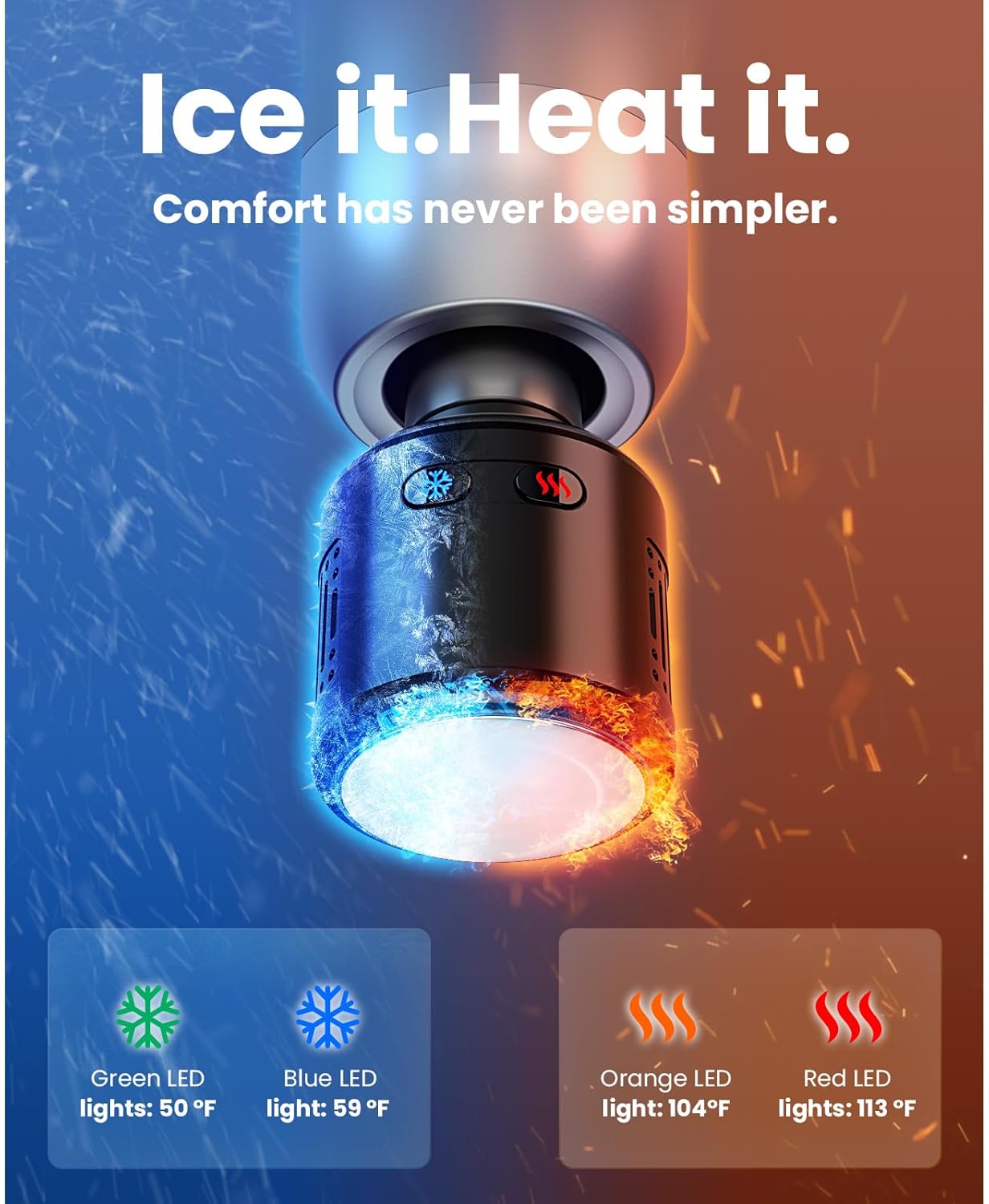 Pro Massage Gun with Heat & Cold Therapy™