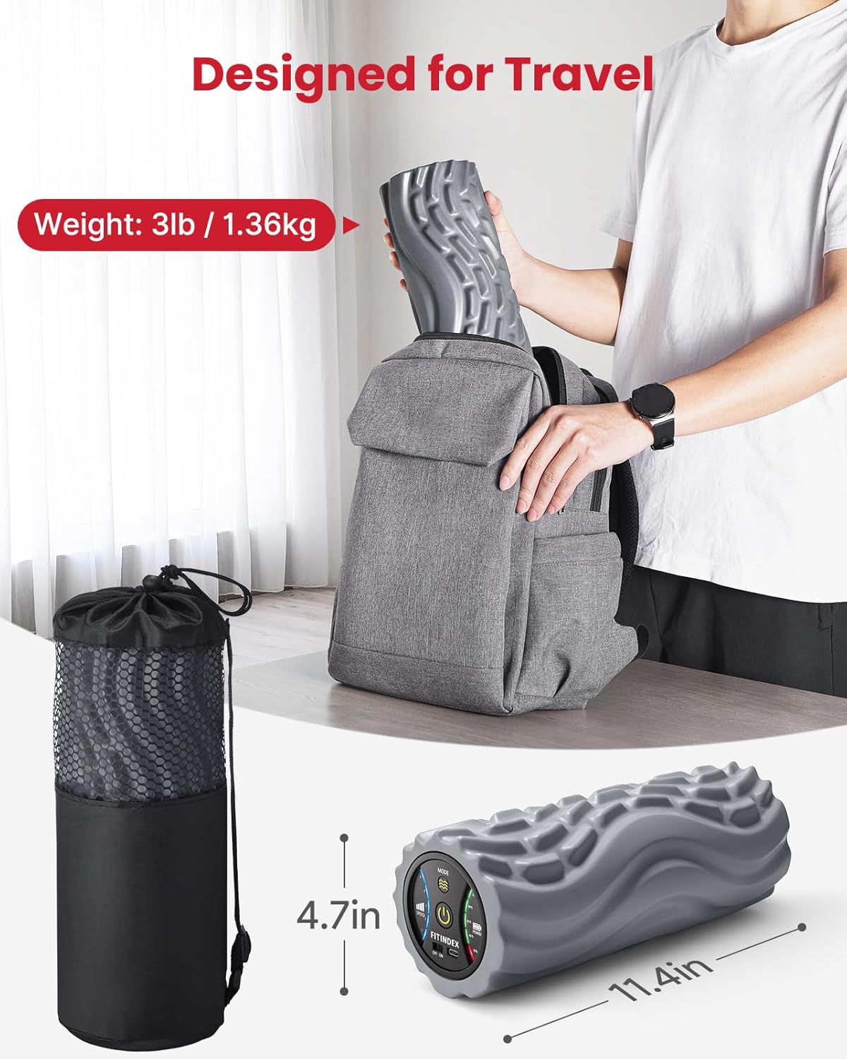 Premium Vibrating Foam Roller™