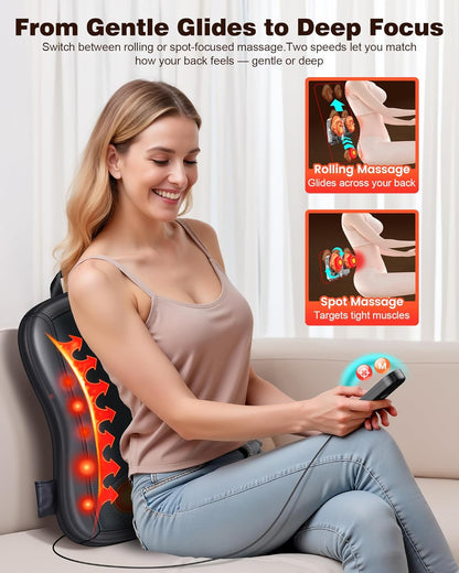 Ultimate Heated Shiatsu Back MassagerTM